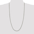 Sophia Jewelers Sterling Silver 925 Polished Curb Chain Necklace for Women - 30