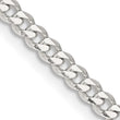 Sophia Jewelers Sterling Silver 925 Polished Curb Chain Necklace for Women 30 in - Birthstone Company