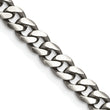 Sterling Silver Antiqued 6mm Curb Chain