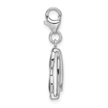 SS Amore La Vita Rhodium-plated Enameled 3-D Sunglasses Charm
