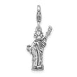SS Amore La Vita Antiqued Rhod-plated 3-D Statue of Liberty Charm