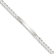 Sterling Silver Curb ID Bracelet
