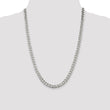 Sterling Silver 7mm Pav‚ Curb Chain