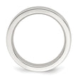 Sterling Silver 4mm Comfort Fit Flat Size 4 Band
