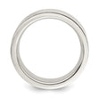 Sterling Silver 7mm Comfort Fit Flat Size 4 Band