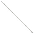 Sterling Silver 1mm Cable Chain Anklet