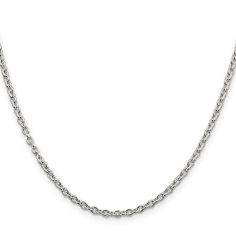 Sterling Silver 2.75mm Cable Chain