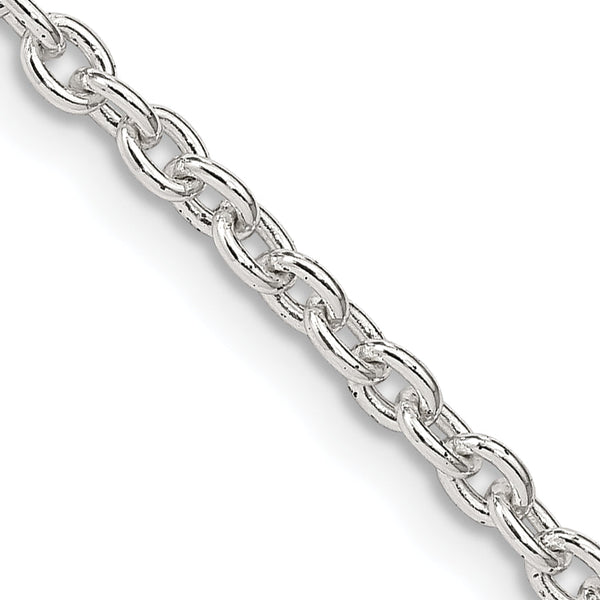 Sterling Silver 2.75mm Cable Chain