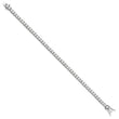 Cheryl M Sterling Silver Rhodium-plated Brilliant-cut CZ 7 Inch Tennis Bracelet