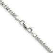 Sterling Silver Polished 2.9mm Domed Curb Chain