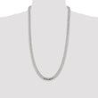 Sterling Silver 7.8mm Polished Domed Curb Chain