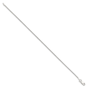 Sterling Silver 1.1mm Diamond-cut Rope Chain