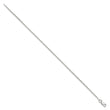 Sterling Silver 1.5mm Diamond-cut Rope Chain