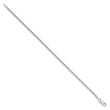 Sterling Silver 2.25mm Diamond-cut Rope Chain - Birthstone Company