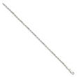 Sterling Silver 2.5mm Diamond-cut Rope Chain - Birthstone Company
