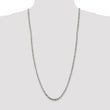 Sterling Silver 3.5mm Diamond-cut Rope Chain