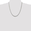 Sterling Silver 4.25mm Diamond-cut Rope Chain