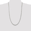 Sterling Silver 4.25mm Diamond-cut Rope Chain