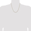 Sterling Silver And Vermeil 1.85mm Diamond-cut Rope Chain