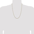 Sterling Silver And Vermeil 1.85mm Diamond-cut Rope Chain