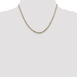 Sterling Silver And Vermeil 2.5mm Diamond-cut Rope Chain