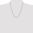 Sterling Silver And Vermeil 2.5mm Diamond-cut Rope Chain
