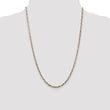 Sterling Silver And Vermeil 2.5mm Diamond-cut Rope Chain