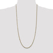 Sterling Silver And Vermeil 2.5mm Diamond-cut Rope Chain