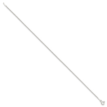 Sterling Silver 1.3mm Solid Rope Chain