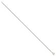 Sterling Silver 1.5mm Solid Rope Chain - Birthstone Company