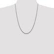 Sterling Silver 2.5mm Solid Rope Chain
