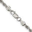 Sterling Silver 3mm Solid Rope Chain