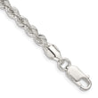 Sterling Silver 4.3mm Solid Rope Chain