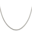 Sterling Silver 925 Diamond-Cut Spiga Chain Necklace 16 Polished Finish - 20