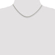 Sterling Silver 925 Diamond-Cut Spiga Chain Necklace 16 Polished Finish - 20