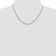 Sterling Silver 925 Diamond-Cut Spiga Chain Necklace 16 Polished Finish - 22