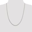 Sterling Silver 925 Diamond-Cut Spiga Chain Necklace 16 Polished Finish - 20