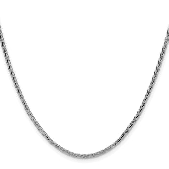 Sophia Jewelers Sterling Silver 925 Polished Women's Spiga Chain Necklace 26 in - Birthstone Company