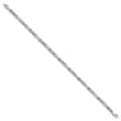 Sterling Silver Rhodium-plated Diam. Bracelet