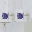 Sterling Silver Rhodium-plated Round 5mm Amethyst Post Earrings - Birthstone Company