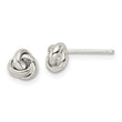 Sterling Silver Polished Love Knot Post Earrings