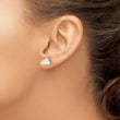 Sterling Silver Polished Cloud Post Earrings