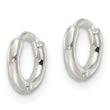 Sterling Silver Polished Hinged Hoop Earrings