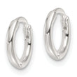 Sterling Silver Polished Hinged Hoop Earrings