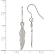 Sterling Silver Feather Earrings