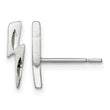 Sterling Silver Lightning Bolt Post Earrings - Birthstone Company