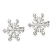 Sterling Silver Snowflake Post Earrings - Birthstone Company