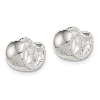 Sterling Silver Hinged Hoop Earrings