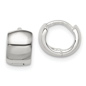 Sterling Silver Hinged Hoop Earrings