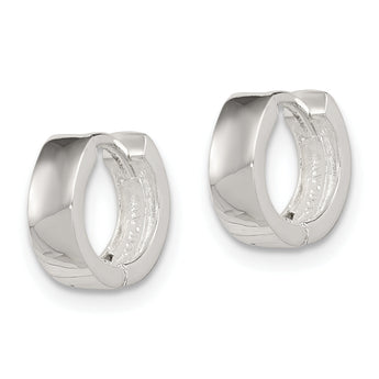 Sterling Silver Hinged Hoop Earrings